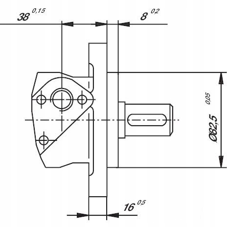 MOTEUR HYDRAULIQUE ORBITALNY BMP400 SMP400 FI-25M photo 4 - milautoparts-fr.ukrlive.com