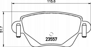 SABOTS DE FREIN DISQUES TEXTAR ARRIÈRE FORD MONDEO 3 280MM photo 2 - milautoparts-fr.ukrlive.com