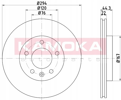 KAMOKA DISQUES DE FREIN 2 PIÈCES VW T5 03- ARRIÈRE photo 4 - milautoparts-fr.ukrlive.com