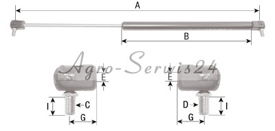 AMORTISSEUR DE GAZ 629922 950872041S 950872041D photo 2 - milautoparts-fr.ukrlive.com