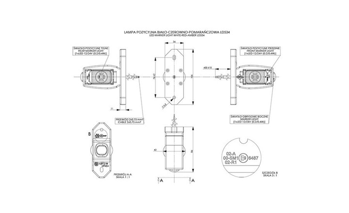 LAMP SIDELIGHT LED SIDE LED SIDE ROGOWA LED photo 6 - milautoparts-fr.ukrlive.com