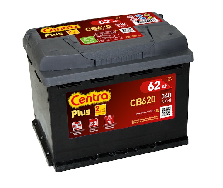 BATTERY CENTRA PLUS 62AH 540A CB620 CHORZOW photo 1 - milautoparts-fr.ukrlive.com