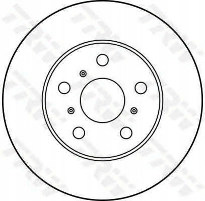 PILENGA DISQUE AVANT TOYOYA CAMRY 1.8 2.0 1982-88 photo 2 - milautoparts-fr.ukrlive.com