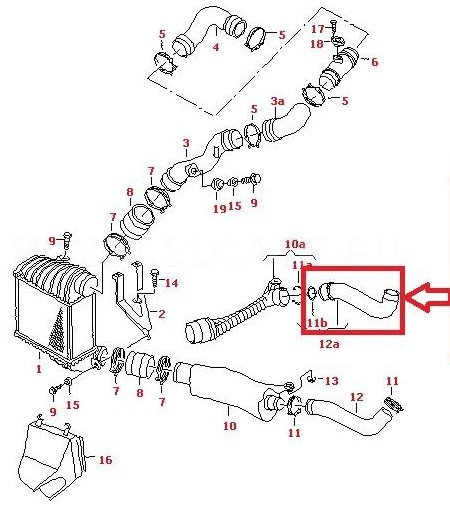 FIL TURBO INTERCOOLER VW AUDI SKODA 1J0145828H photo 5 - milautoparts-fr.ukrlive.com