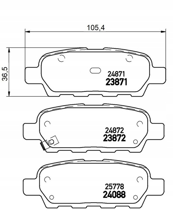 SABOTS DE FREIN MIKODA 71534 NISSAN X-TRAIL T30 T31 AXE ARRIÈRE photo 2 - milautoparts-fr.ukrlive.com