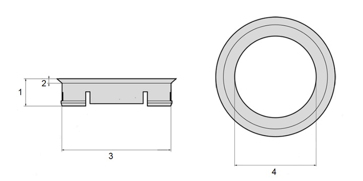 ANNEAUX CENTRUJACE 70,0 SUR 66,6 MERCEDES photo 3 - milautoparts-fr.ukrlive.com