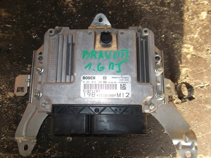 FIAT BRAVO II 1.6 ORDINATEUR 51871187 0281016198 photo 1 - milautoparts-fr.ukrlive.com