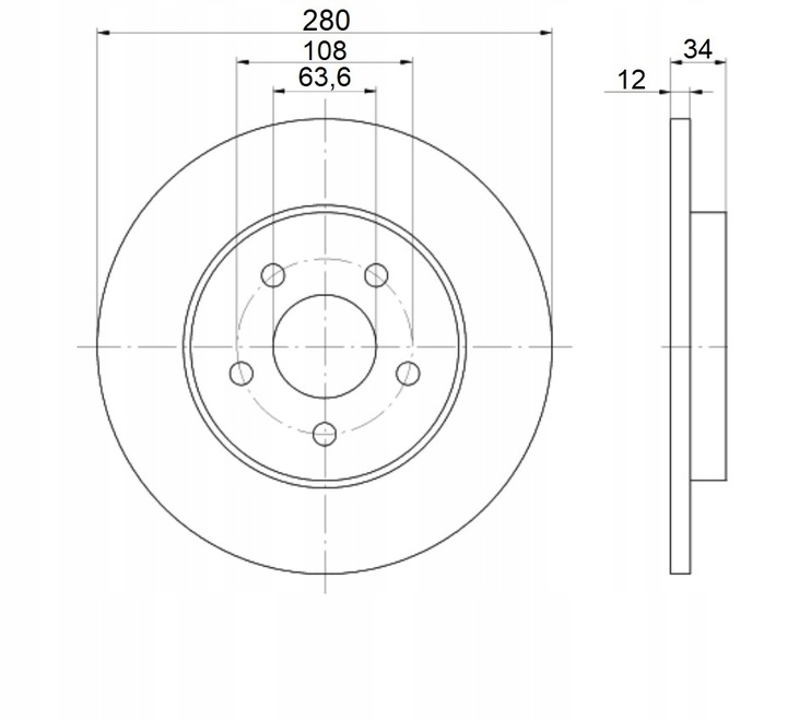 DISQUES MIKODA 0734 GT SABOTS DE FREIN FORD MONDEO 3 MK3 photo 2 - milautoparts-fr.ukrlive.com