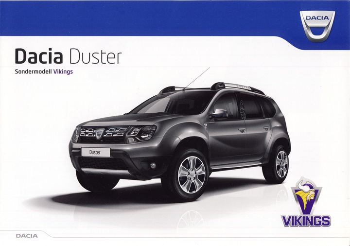 DACIA DUSTER VIKINGS PROSPEKT MODEL 2018 AUSTRIA photo 1 - milautoparts-fr.ukrlive.com