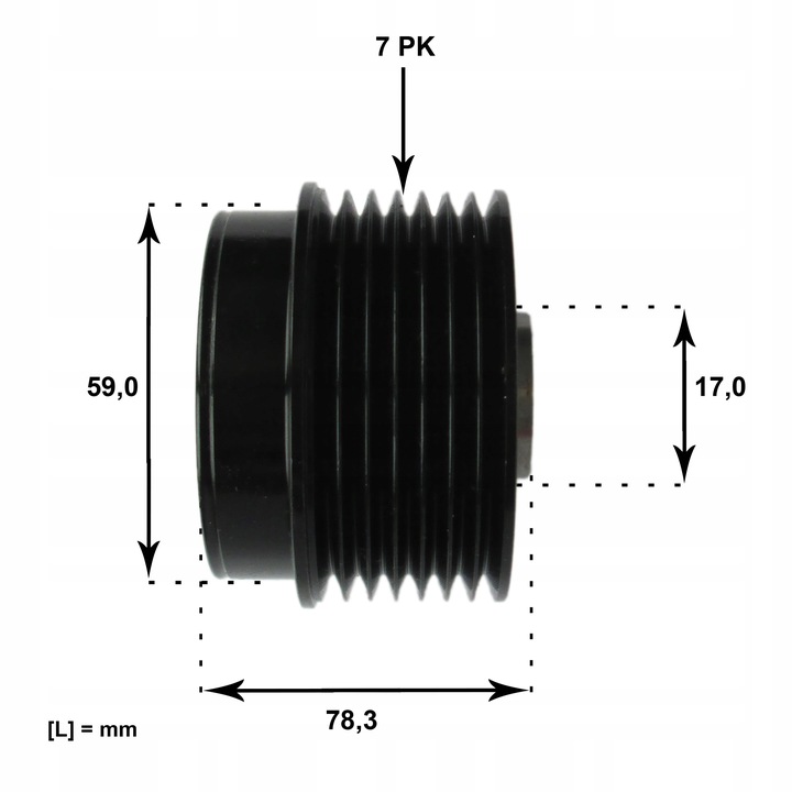 ROUE EMBRAYAGE GÉNÉRATEUR FORD TRANSIT 2000-2006 photo 2 - milautoparts-fr.ukrlive.com