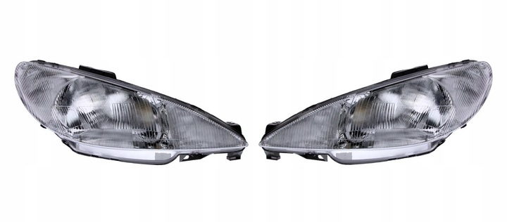 LAMP LAMP FRONT PEUGEOT 206 98- SET LEFT+RIGHT photo 1 - milautoparts-fr.ukrlive.com