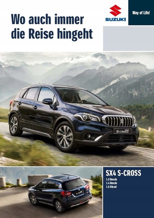 SUZUKI SX4 S-CROSS PROSPEKT MODÈLE 2018 photo 1 - milautoparts-fr.ukrlive.com