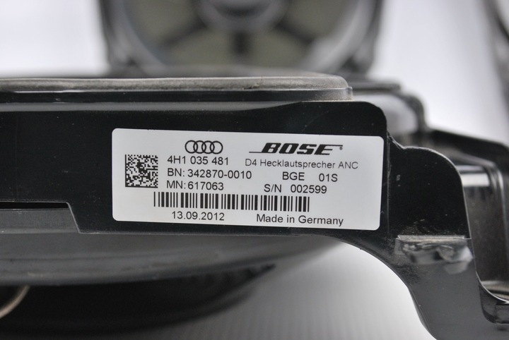 HAUT-PARLEUR RAYONS ARRIÈRE BOSE AUDI A8 S8 4H1035481 photo 2 - milautoparts-fr.ukrlive.com