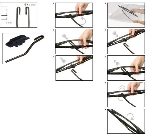 WIPER BLADES VALEO FORD MONDEO MK3 MKIII photo 2 - milautoparts-fr.ukrlive.com