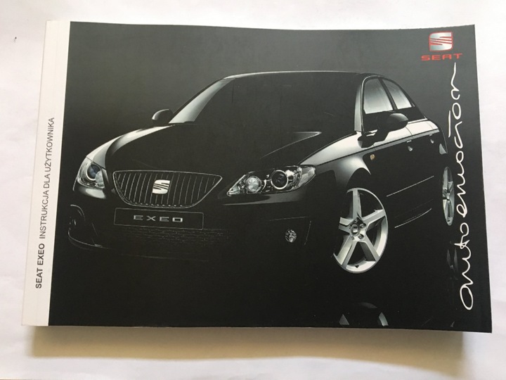 SEAT EXEO 2008-2013 POLSKA MANUAL SERVICE BOOK NEW CONDITION photo 1 - milautoparts-fr.ukrlive.com