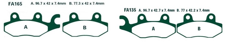 PADS FRONT CF MOTO 500-5 CF 500 600 625-3 CF 800 photo 2 - milautoparts-fr.ukrlive.com