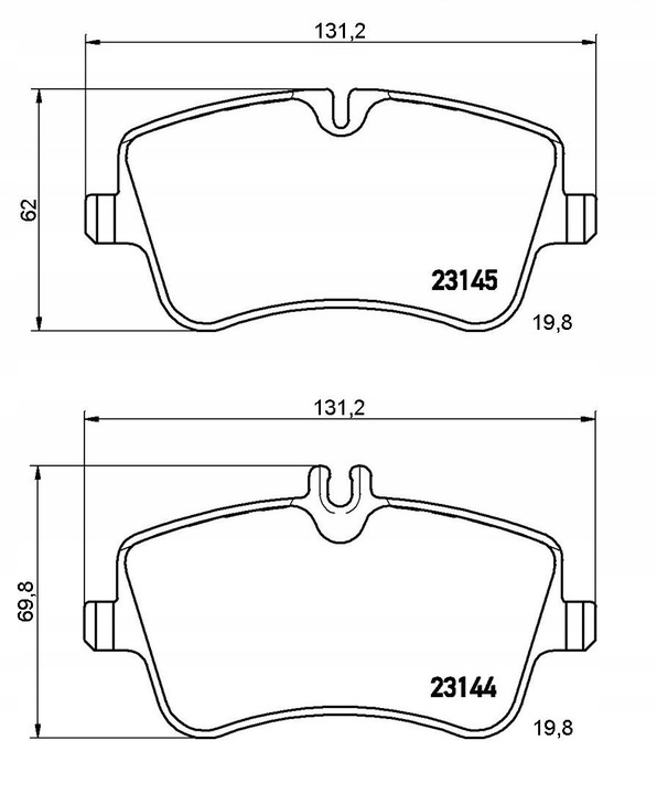 SABOTS DE FREIN MIKODA 71278 MERCEDES SLK R171 DE 04R PRZDE photo 2 - milautoparts-fr.ukrlive.com