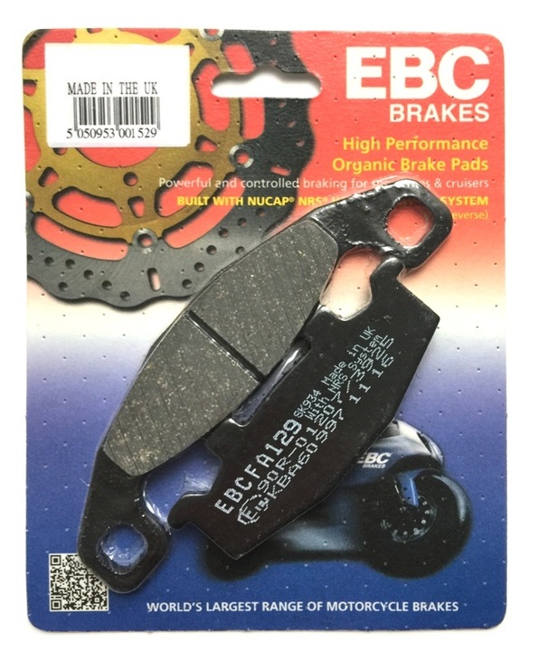 PADS BRAKE EBC FA129 photo 1 - milautoparts-fr.ukrlive.com