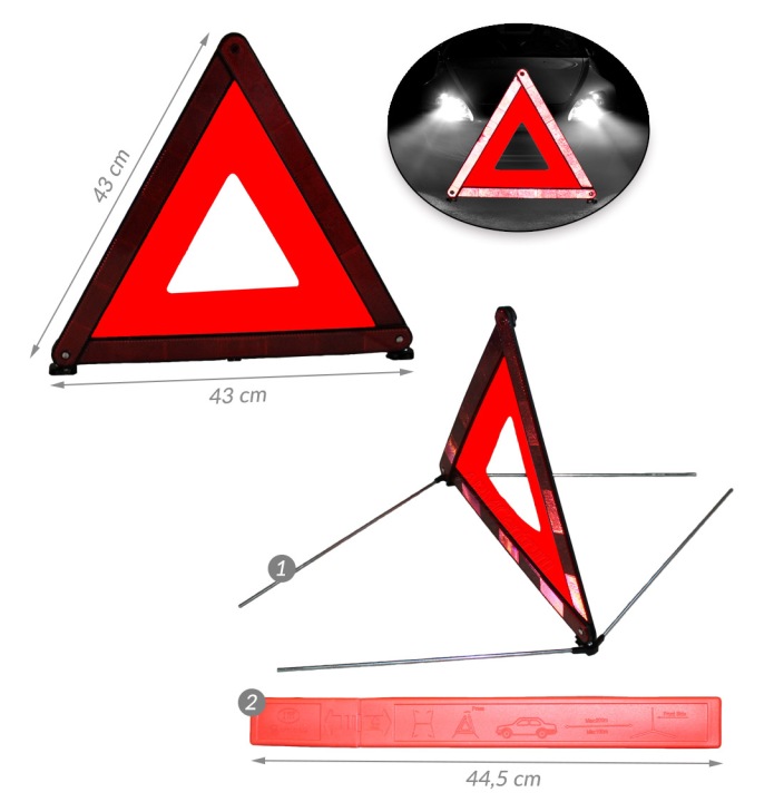 TRIANGLE DE SIGNALISATION EURO A2119