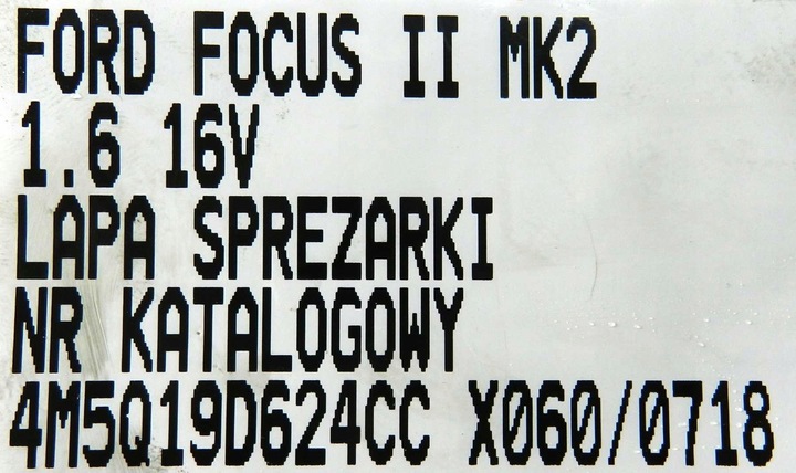 FORD FOCUS MK2 1.6 16V BRACKET AIR CONDITIONER COMPRESSORS 4M5Q19D624CC photo 5 - milautoparts-fr.ukrlive.com