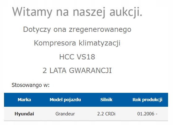 HYUNDAI AVEC 977012B100 COMPRESSEUR DU CLIMATISEUR photo 3 - milautoparts-fr.ukrlive.com