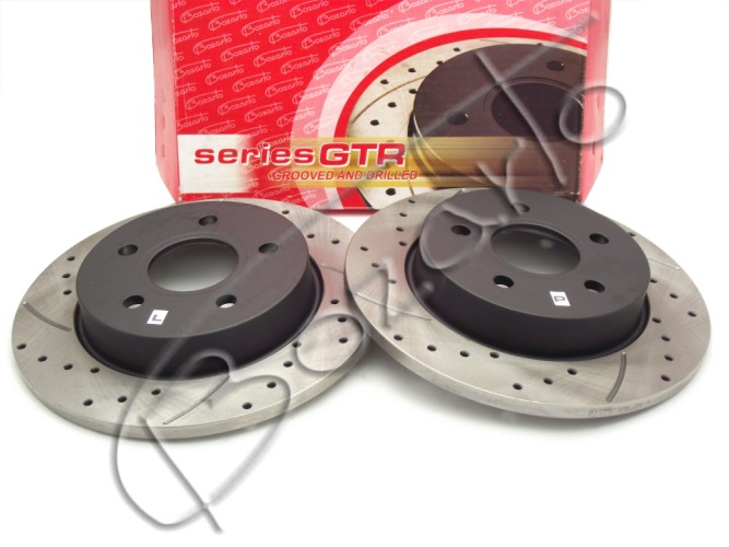 DISCS WIERCONE NACINANE BOZARTO 265MM PADS TRW FORD FOCUS II C-MAX REAR photo 2 - milautoparts-fr.ukrlive.com