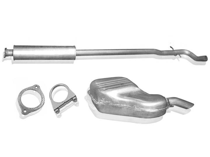 Volvo v70 ii 2.0 2.3 2.4 2.5 2. 4d два глушники, Ціна