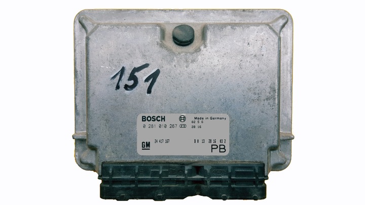 Ecu opel astra ii g 0281010267 24417167 pb прошивка під авто, Ціна