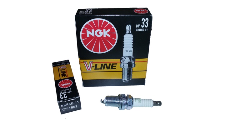 Свеча зажигания ngk bkr5e-11 vl33 1662 v-line 33, Цена