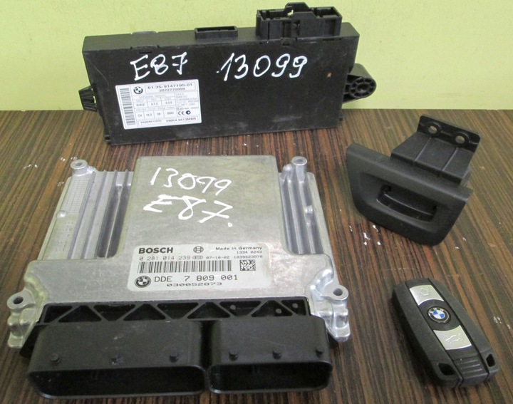 Bmw 1 e87 118d комплект блок управління 7809001 0281014239, Ціна