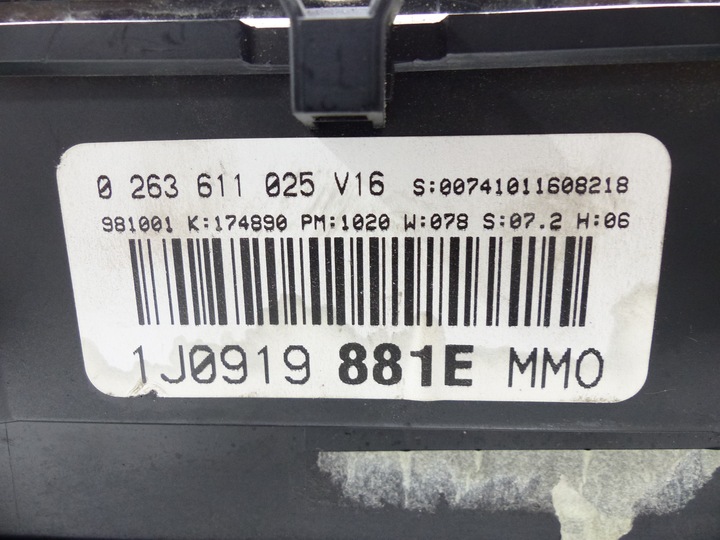 фото №5, Vw golf iv спидометр 1j0919881e 1,9tdi автомат евро