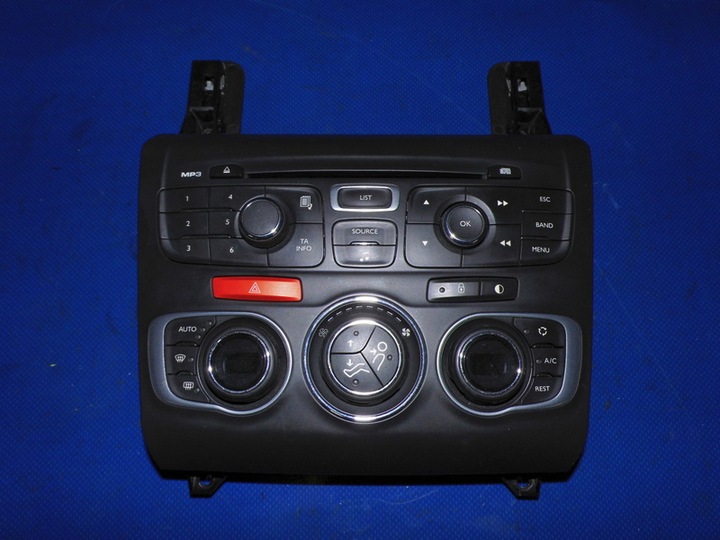 фото №1, Панель радіо кондиціонера 9675882277 citroen c4 ii