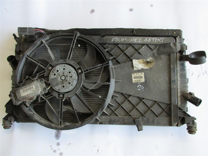 фото №2, Focus mk2 1.6 tdci радиаторов воды вентилятор