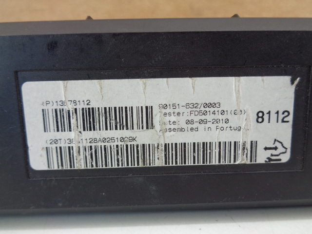 фото №4, Opel модуль повітропровід 90151632 13578112