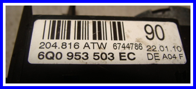 фото №10, Кермовий/підкермовий перемикач vw polo 6q0953503 різні