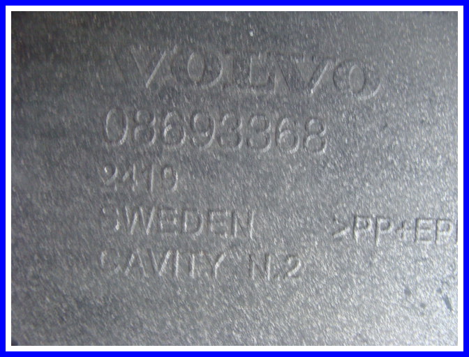 фото №6, Спойлер накладка бампера зад volvo v70