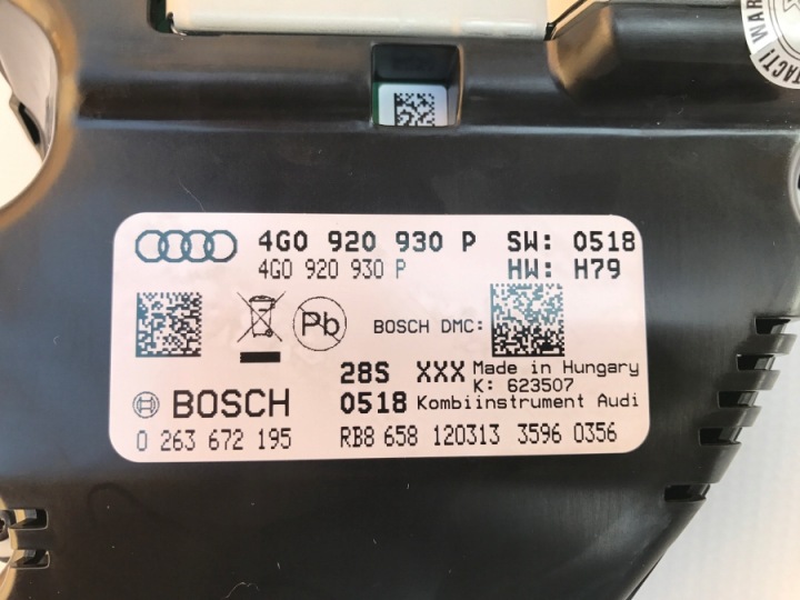 фото №7, Панель приладів acc 4g0920930p audi rs6 c7 4g