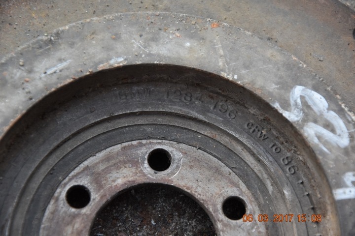 фото №4, Bmw e30 324d 5 e28 524d 2.4d m21 колесо ременное вала 1284196