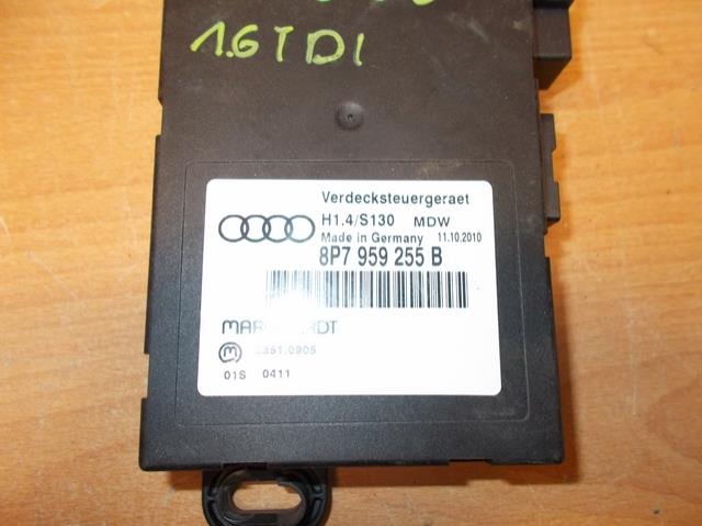 фото №4, Модуль блок управления крыша audi a3 cabrio
