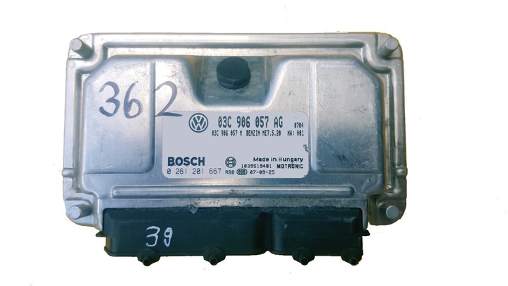 фото №1, Ecu vw audi seat 03c906057ag 0261201667 _362 _363