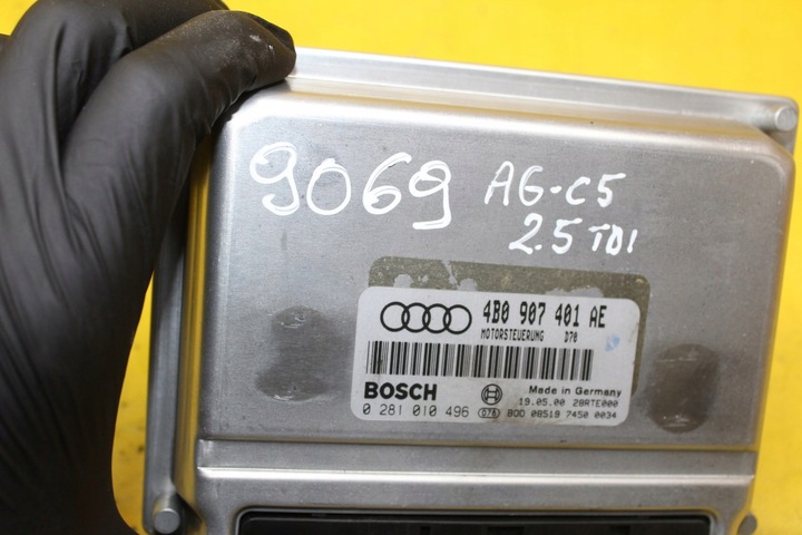 фото №5, Компьютер двигатель audi a6 c5 2.5tdi 4b0907401ae