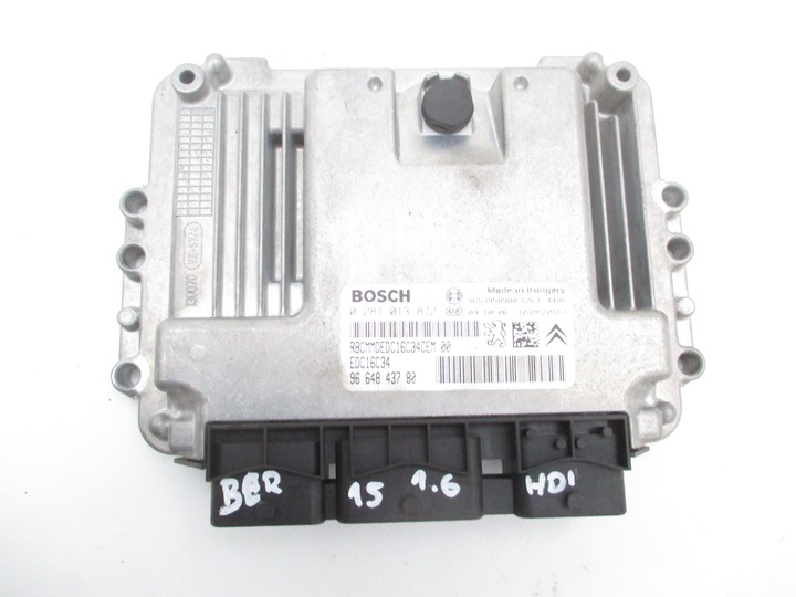 фото №1, Citroen berlingo iii 1.6 hdi компьютер 9664843780