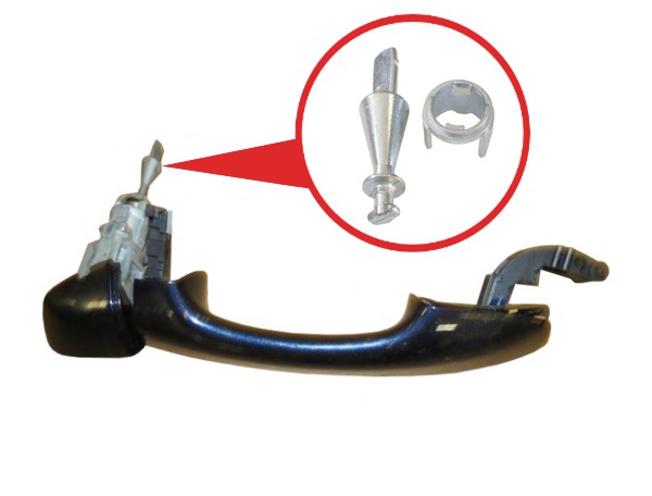 фото №5, Вставка двері ручка перед зад do vw touareg ii