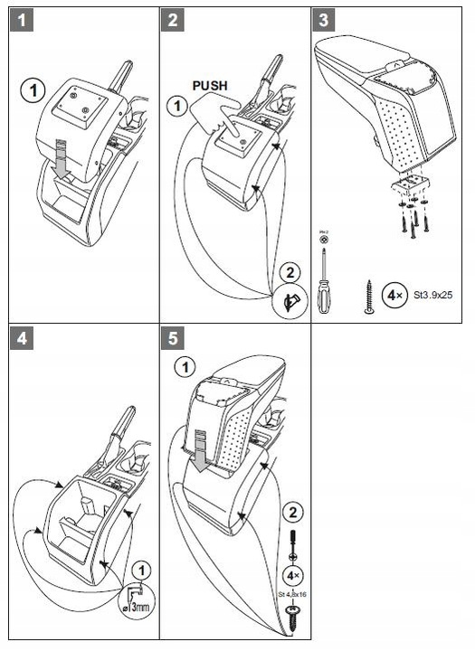 фото №8, Подлокотник подлокотник armster ii seat leon iii чёрный