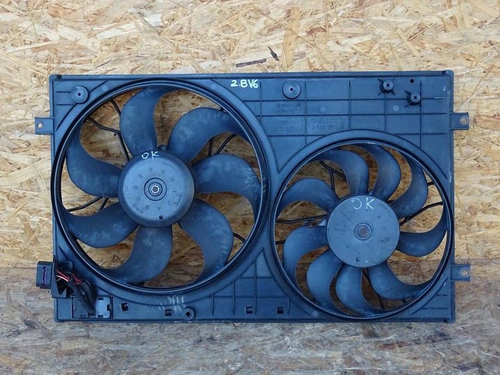 фото №1, Golf iv seat leon i cupra r 2.8 v6 вентиляторы корпус 1j0959455s