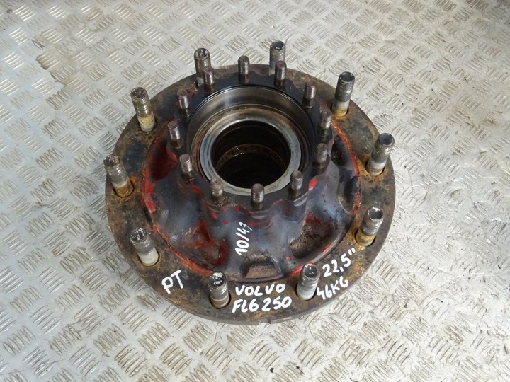 фото №1, Volvo fl6 00-06 ступица зад задняя 22,5 10 шпилек