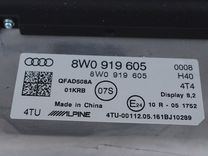 фото №7, Ap набір mmi навігація 8w5035035 mib2 high audi a4 a5