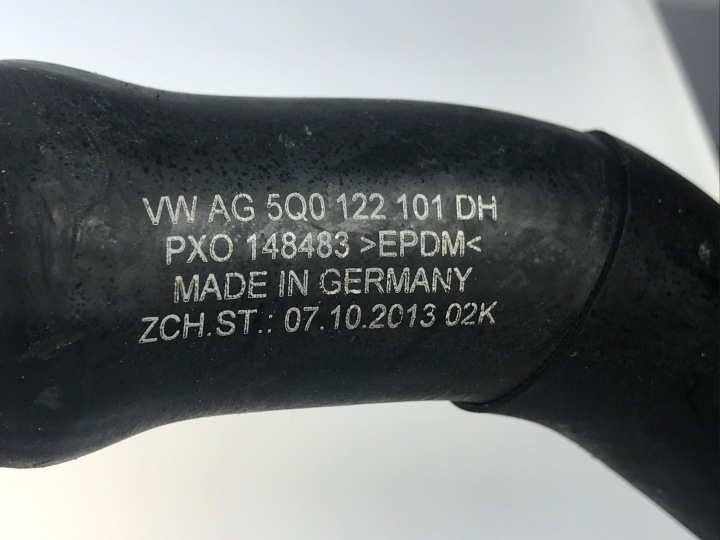 фото №4, Audi a3 8v 1.4tfsi e-tron шланг жидкости 5q0122101dh