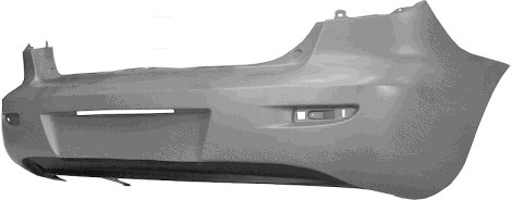фото №1, Mazda3 3 хетчбек 2004-2007 бампер задній зад