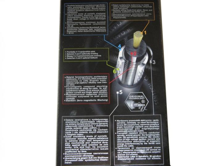 фото №5, Кабели свечи зажигания fiat punto 1 palio 1.1 1.2